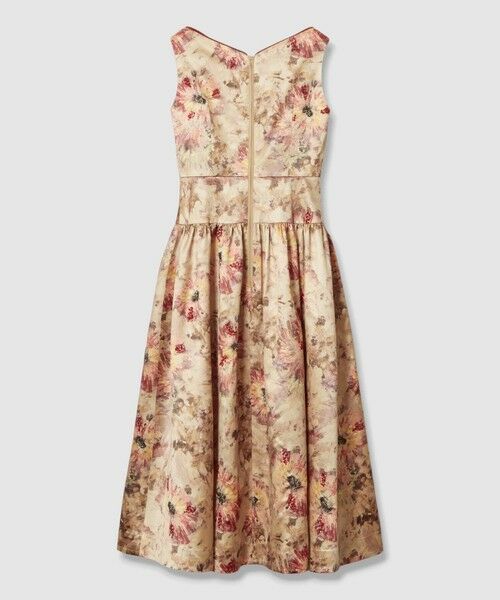 allureville / アルアバイル ミニ丈・ひざ丈ワンピース | 【LOULOU WILLOUGHBY】BHARAT SILK ハートネックワンピース | 詳細9