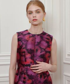 allureville / アルアバイル ミニ丈・ひざ丈ワンピース | 【LOULOU WILLOUGHBY】LIMONTA ジャガードノースリワンピース