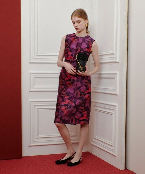 allureville / アルアバイル ミニ丈・ひざ丈ワンピース | 【LOULOU WILLOUGHBY】LIMONTA ジャガードノースリワンピース | 詳細2