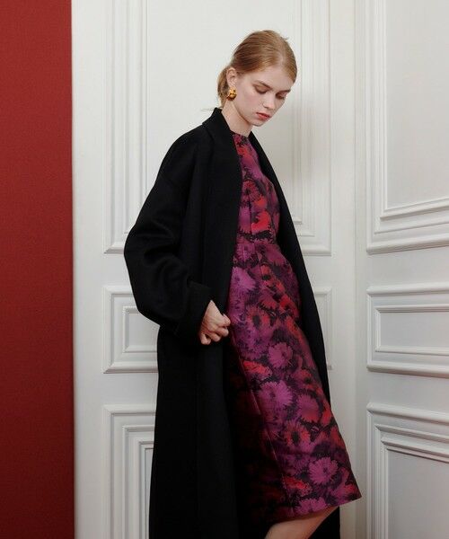 allureville / アルアバイル ミニ丈・ひざ丈ワンピース | 【LOULOU WILLOUGHBY】LIMONTA ジャガードノースリワンピース | 詳細7