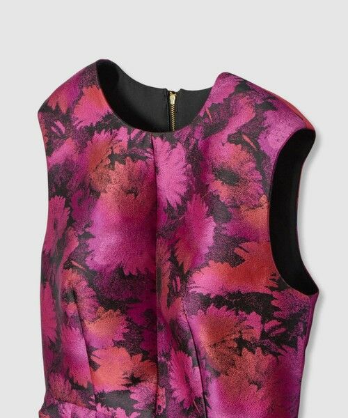 allureville / アルアバイル ミニ丈・ひざ丈ワンピース | 【LOULOU WILLOUGHBY】LIMONTA ジャガードノースリワンピース | 詳細9