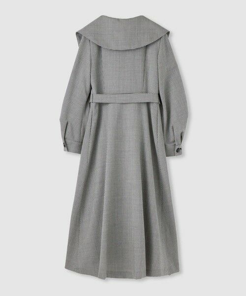 allureville / アルアバイル ロング・マキシ丈ワンピース | 【LOULOU WILLOUGHBY】Ｗ先染めセーラーカラーワンピース | 詳細7