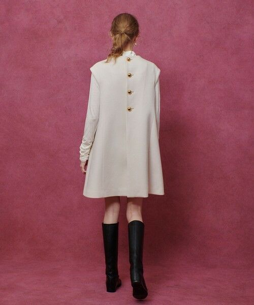 allureville / アルアバイル ミニ丈・ひざ丈ワンピース | 【LOULOU WILLOUGHBY】ビーバーステンカラーワンピース | 詳細7