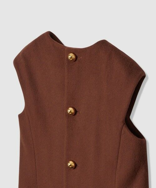 allureville / アルアバイル ミニ丈・ひざ丈ワンピース | 【LOULOU WILLOUGHBY】ビーバーステンカラーワンピース | 詳細21