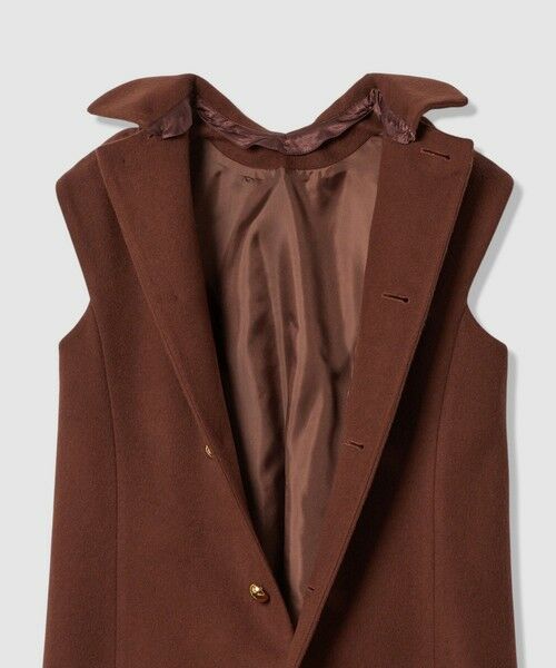 allureville / アルアバイル ミニ丈・ひざ丈ワンピース | 【LOULOU WILLOUGHBY】ビーバーステンカラーワンピース | 詳細23