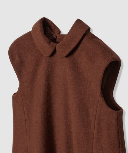 allureville / アルアバイル ミニ丈・ひざ丈ワンピース | 【LOULOU WILLOUGHBY】ビーバーステンカラーワンピース | 詳細18