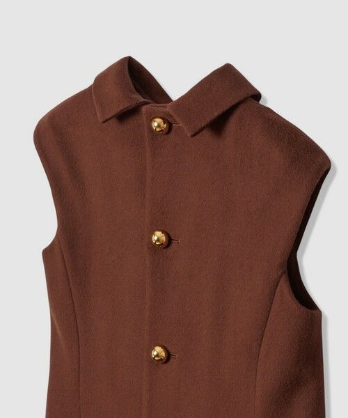 allureville / アルアバイル ミニ丈・ひざ丈ワンピース | 【LOULOU WILLOUGHBY】ビーバーステンカラーワンピース | 詳細20