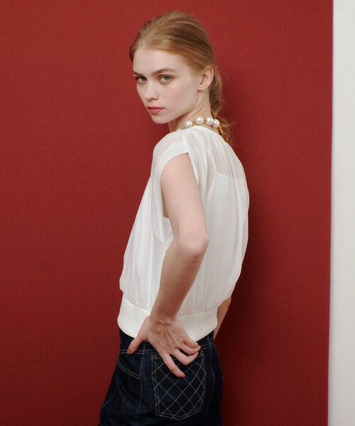 allureville / アルアバイル カットソー | 【LOULOU WILLOUGHBY】キャミソールドッキングプルオーバー | 詳細3