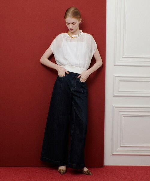 allureville / アルアバイル カットソー | 【LOULOU WILLOUGHBY】キャミソールドッキングプルオーバー | 詳細5