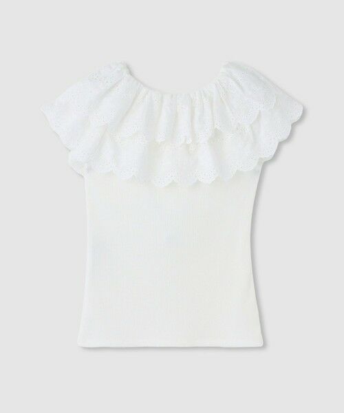 allureville / アルアバイル カットソー | 【LOULOU WILLOUGHBY】レーススカラッププルオーバー | 詳細5