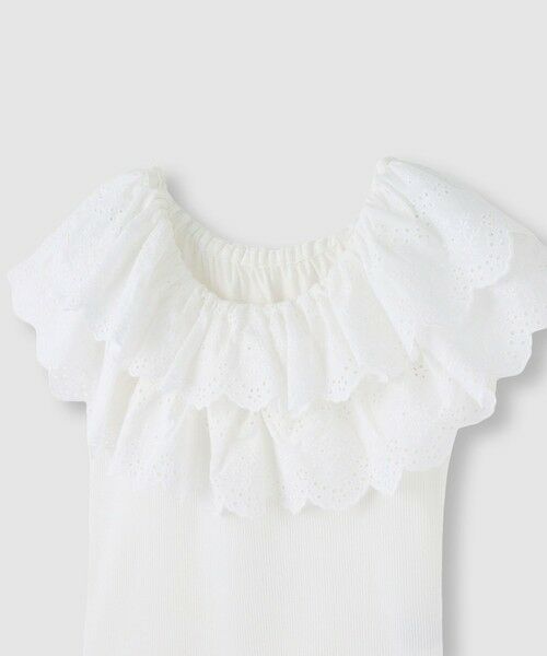 allureville / アルアバイル カットソー | 【LOULOU WILLOUGHBY】レーススカラッププルオーバー | 詳細6