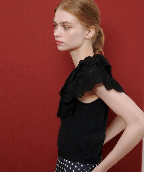 allureville / アルアバイル カットソー | 【LOULOU WILLOUGHBY】レーススカラッププルオーバー | 詳細11