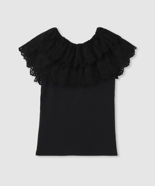 allureville / アルアバイル カットソー | 【LOULOU WILLOUGHBY】レーススカラッププルオーバー | 詳細15