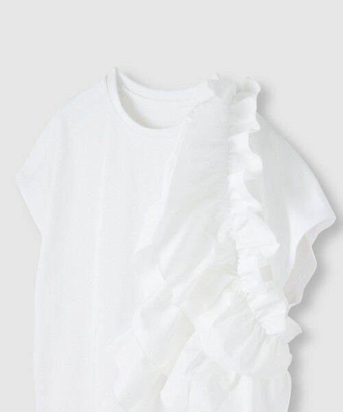 allureville / アルアバイル カットソー | 【LOULOU WILLOUGHBY】ギャザーレイヤーTシャツ | 詳細7