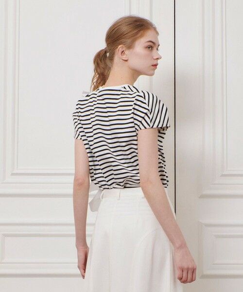 allureville / アルアバイル カットソー | 【LOULOU WILLOUGHBY】ギャザーレイヤーTシャツ | 詳細22