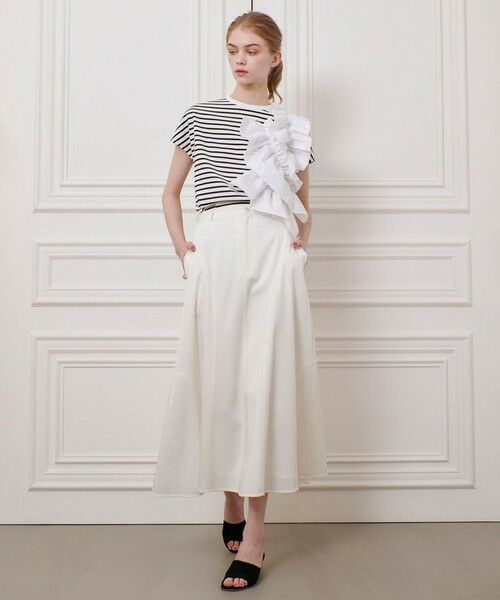 allureville / アルアバイル カットソー | 【LOULOU WILLOUGHBY】ギャザーレイヤーTシャツ | 詳細24