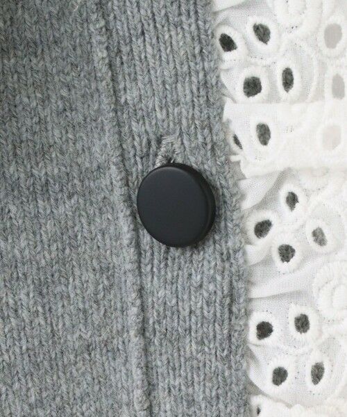allureville / アルアバイル ニット・セーター | 【LOULOU WILLOUGHBY】ショルダーレース釦プルオーバー | 詳細12