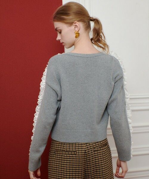美品✨LOULOU WILLOUGHBY セーター ノースリーブ バイカラー 2 美品✨LOULOU WILLOUGHBY セーター ノースリーブ バイカラー 2