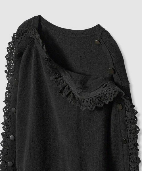 allureville / アルアバイル ニット・セーター | 【LOULOU WILLOUGHBY】ショルダーレース釦プルオーバー | 詳細20