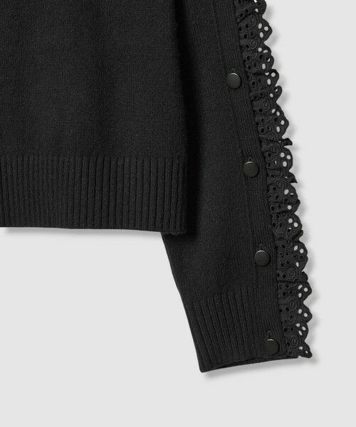 allureville / アルアバイル ニット・セーター | 【LOULOU WILLOUGHBY】ショルダーレース釦プルオーバー | 詳細21