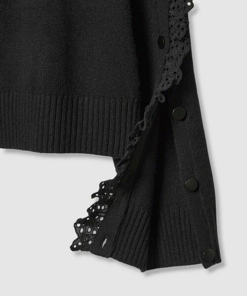 allureville / アルアバイル ニット・セーター | 【LOULOU WILLOUGHBY】ショルダーレース釦プルオーバー | 詳細22