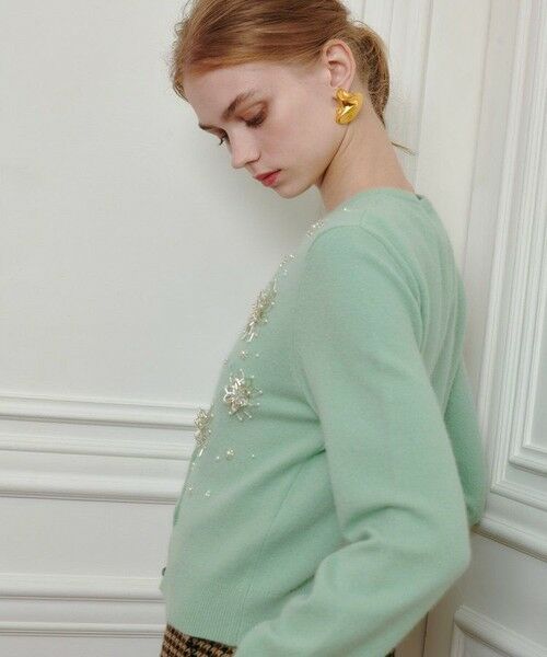 allureville / アルアバイル カーディガン・ボレロ | 【LOULOU WILLOUGHBY】ビーズフラワーカーディガン | 詳細9