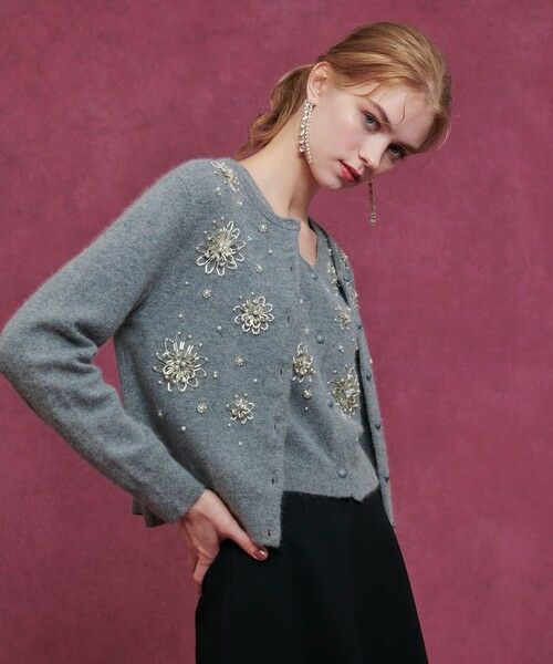 allureville / アルアバイル カーディガン・ボレロ | 【LOULOU WILLOUGHBY】ビーズフラワーカーディガン | 詳細17