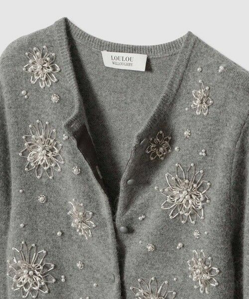 allureville / アルアバイル カーディガン・ボレロ | 【LOULOU WILLOUGHBY】ビーズフラワーカーディガン | 詳細22