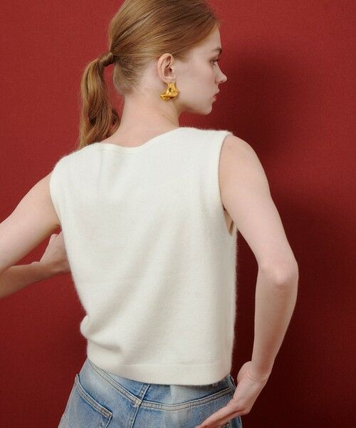 allureville / アルアバイル ニット・セーター | 【LOULOU WILLOUGHBY】ビーズフラワージレ | 詳細2