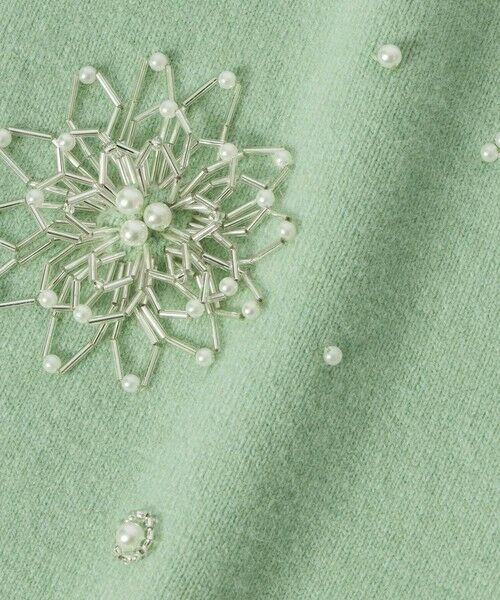 allureville / アルアバイル ニット・セーター | 【LOULOU WILLOUGHBY】ビーズフラワージレ | 詳細13