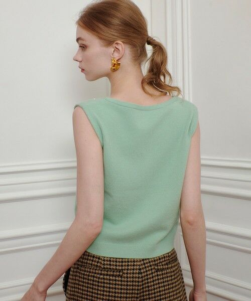 allureville / アルアバイル ニット・セーター | 【LOULOU WILLOUGHBY】ビーズフラワージレ | 詳細8