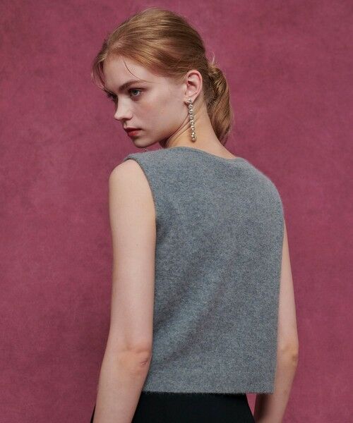 allureville / アルアバイル ニット・セーター | 【LOULOU WILLOUGHBY】ビーズフラワージレ | 詳細15