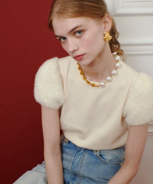 allureville / アルアバイル ニット・セーター | WEB限定【LOULOU WILLOUGHBY】フェザースリーブプルオーバー | 詳細2