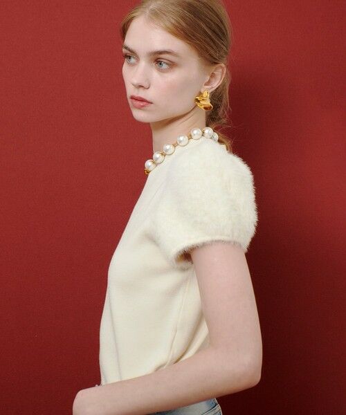 allureville / アルアバイル ニット・セーター | WEB限定【LOULOU WILLOUGHBY】フェザースリーブプルオーバー | 詳細3