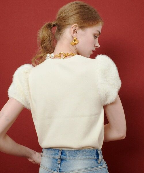 allureville / アルアバイル ニット・セーター | WEB限定【LOULOU WILLOUGHBY】フェザースリーブプルオーバー | 詳細4