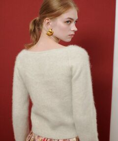 allureville / アルアバイル ニット・セーター | 【LOULOU WILLOUGHBY】カシミヤブレンドファー加工プルオーバー