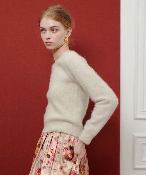 allureville / アルアバイル ニット・セーター | 【LOULOU WILLOUGHBY】カシミヤブレンドファー加工プルオーバー | 詳細2