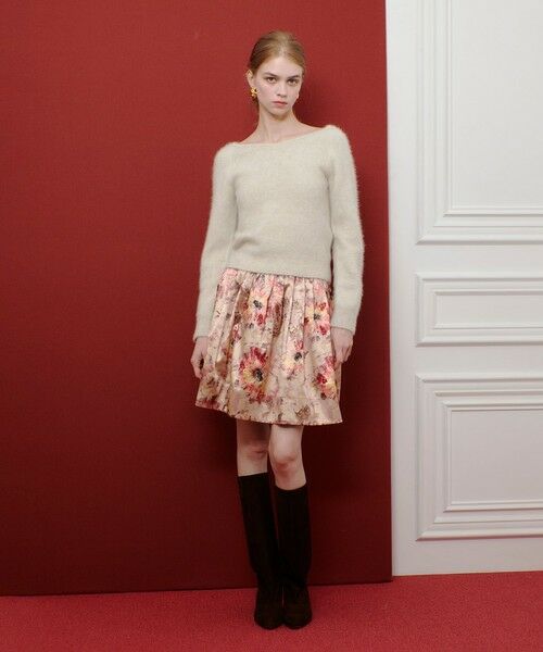 allureville / アルアバイル ニット・セーター | 【LOULOU WILLOUGHBY】カシミヤブレンドファー加工プルオーバー | 詳細5