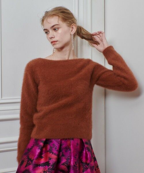 allureville / アルアバイル ニット・セーター | 【LOULOU WILLOUGHBY】カシミヤブレンドファー加工プルオーバー | 詳細16