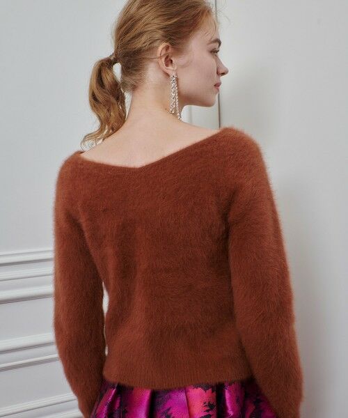 allureville / アルアバイル ニット・セーター | 【LOULOU WILLOUGHBY】カシミヤブレンドファー加工プルオーバー | 詳細17