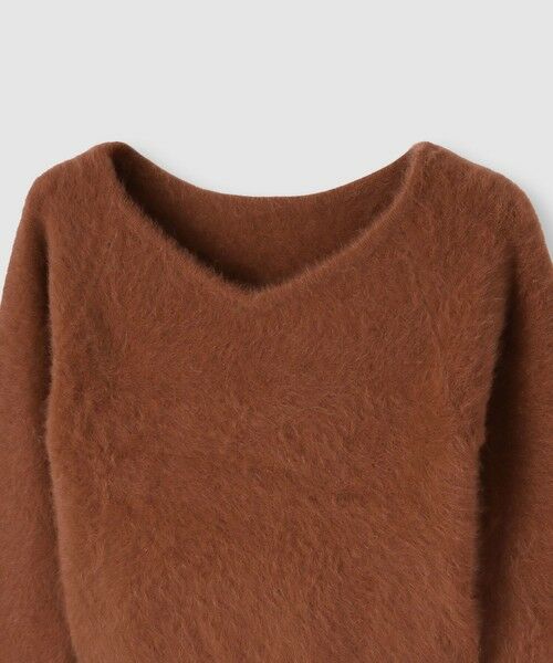 allureville / アルアバイル ニット・セーター | 【LOULOU WILLOUGHBY】カシミヤブレンドファー加工プルオーバー | 詳細21