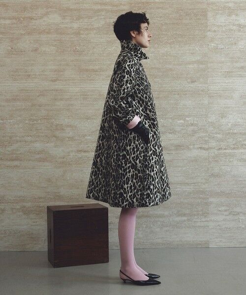 allureville / アルアバイル ダッフルコート | 【LOULOU WILLOUGHBY】ARGENTIレオパードJQコート | 詳細1