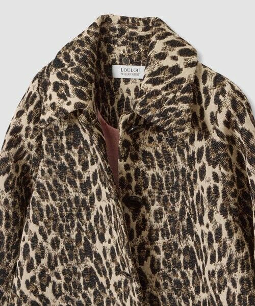 allureville / アルアバイル ダッフルコート | 【LOULOU WILLOUGHBY】ARGENTIレオパードJQコート | 詳細10