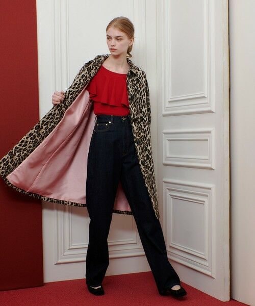 allureville / アルアバイル ダッフルコート | 【LOULOU WILLOUGHBY】ARGENTIレオパードJQコート | 詳細5