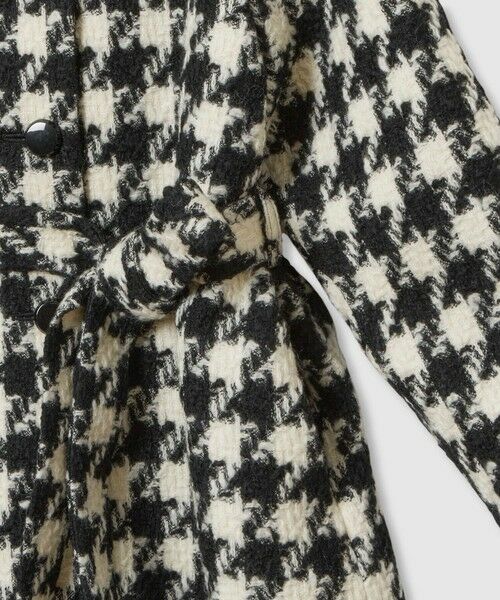 allureville / アルアバイル ダッフルコート | 【LOULOU WILLOUGHBY】ロービング千鳥ロングコート | 詳細10