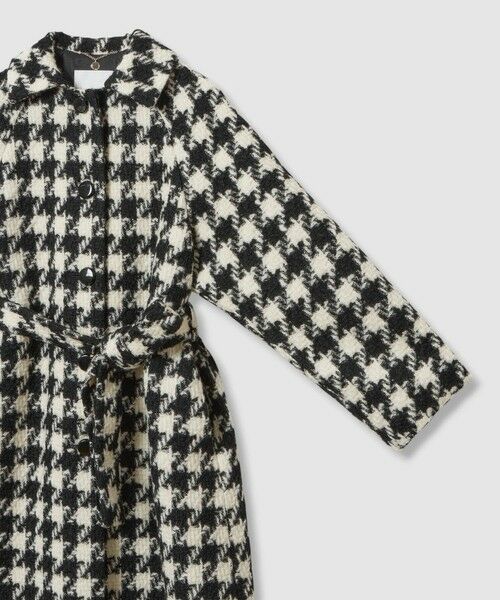 allureville / アルアバイル ダッフルコート | 【LOULOU WILLOUGHBY】ロービング千鳥ロングコート | 詳細11