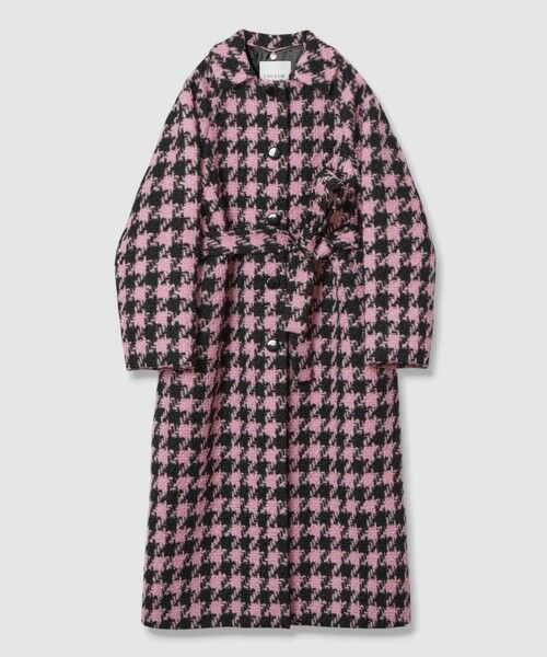 allureville / アルアバイル ダッフルコート | 【LOULOU WILLOUGHBY】ロービング千鳥ロングコート | 詳細19