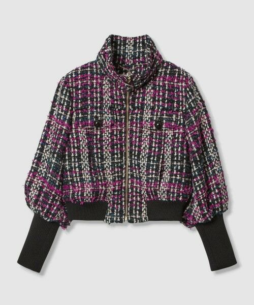 allureville / アルアバイル ブルゾン | 【LOULOU WILLOUGHBY】CLARENSONツイードブルゾン | 詳細5