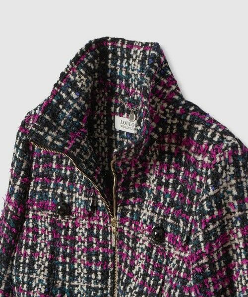 allureville / アルアバイル ブルゾン | 【LOULOU WILLOUGHBY】CLARENSONツイードブルゾン | 詳細8