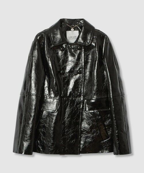 allureville / アルアバイル ブルゾン | 【LOULOU WILLOUGHBY】クラッシュエナメルレザーブルゾン | 詳細12